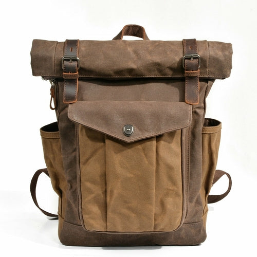 High Quality Fashion Simple Canvas Travel Backpack