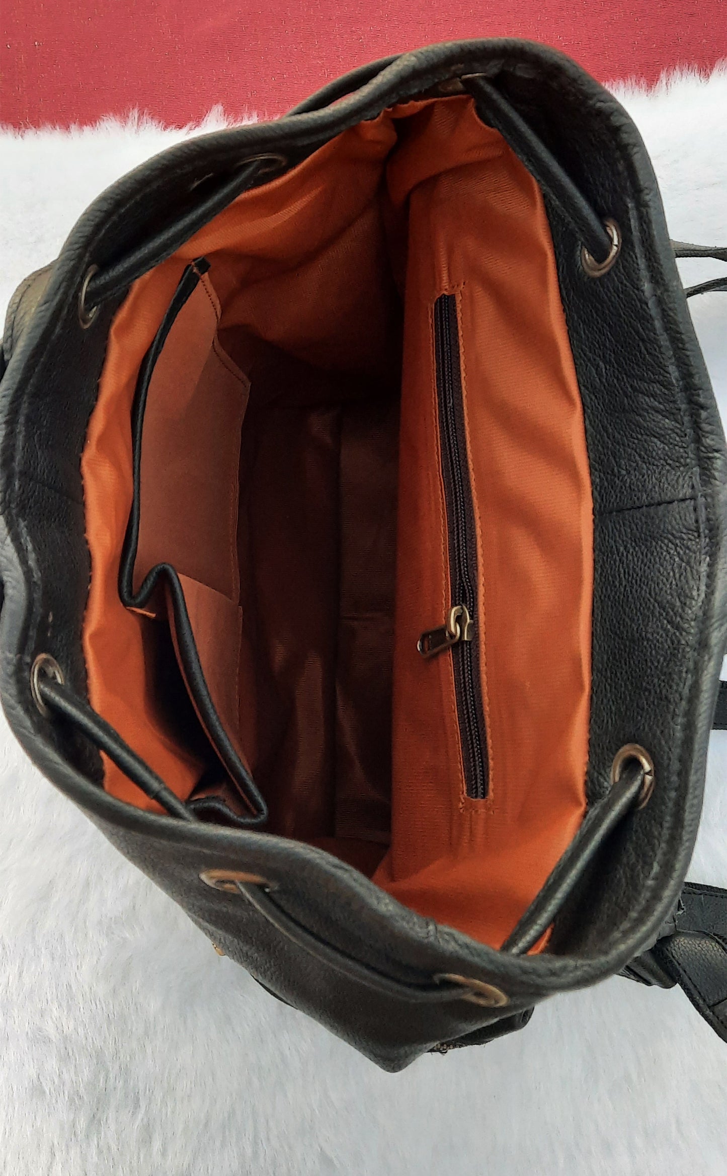 Leather Backpack �Handmade 15.5 Inch Unisex Backpack.