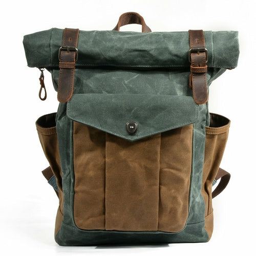 High Quality Fashion Simple Canvas Travel Backpack